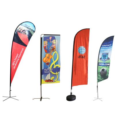 China Economy Fashion FLYING Outdoor Flag Base, Colorful Hold Banners Polyester Printing Flag Banner For Events for sale