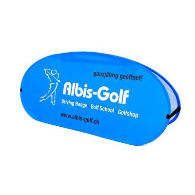 China Pop Up Banner High Quality Portable Outdoor Golf Ball Display Horizontal Pop Up A Banner Pop Up A Frame Banner Stand Beach Flag for sale