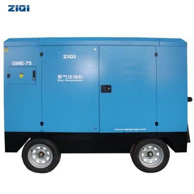 China High Quality Oil Lubricated Industrial Portable Diesel Compressor Screw Air for sale