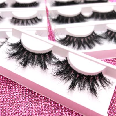 China wholesale 25mm dramatic minkeyelashes mink lashes mink 25mm lashes 3d lashes for sale