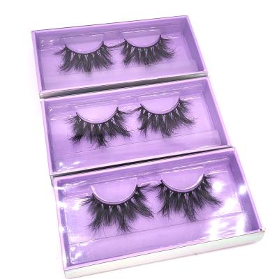 China High Quality Customized Wholesale Natural Real Mink Fur Eyelash Packaging Long Eyelashes for sale