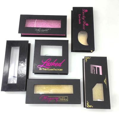 China Recycled Materials Wholesale Custom Your Own Creative Wick Packaging Eyelash Box for sale