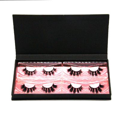 China Recycled Materials Wholesale Custom Empty 4 Pair Eyelash Box With Your Own Label for sale