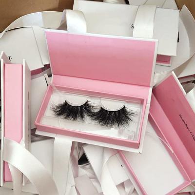 China Recycled Materials Wholesale Private Label Glitter Square Box Custom Wholesale Eyelashes With Ribbon for sale