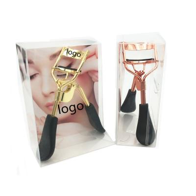 China Wholesale Stainless Steel Gold Rose Gold Custom Logo Create Your Own Packaging Eyelash Curler for sale