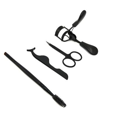 China Wholesale Eyebrow Eye Tool Kit Lash Applicator Scissors Makeup Brushes Lash Curler Eyebrow Clip for sale