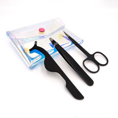 China Wholesale custom logo 3pcs stainless steel wick applicators scissors and tweezers tool kit for sale