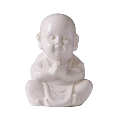 China Modern home decoration ceramic small monk decoration products gifts production supplies manufacturers direct sales for sale