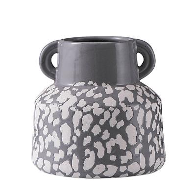 China Modern Porcelain Flower Vases Marble White Ceramic OEM House Style Europe New 2022 Packing Pcs Modern Color Feature Original Material Age for sale