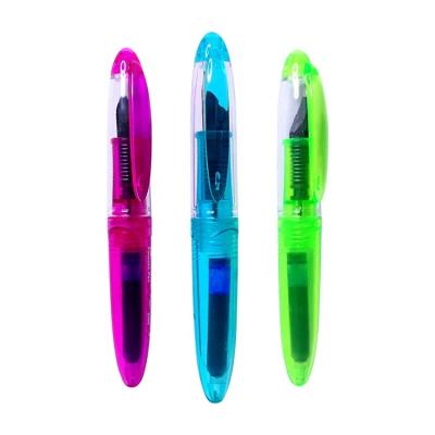 China Student Customized Pocket Fountain Pen Student Fountain Pen with Ink Cartridge for sale