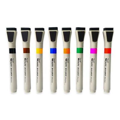 China Professional School Maker Magnetic Dry Erase Whiteboard Marker Pens with Eraser for sale