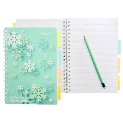 China Customized printing high quality pp spiral notebook spiral notebook spiral notebook with spiral for sale