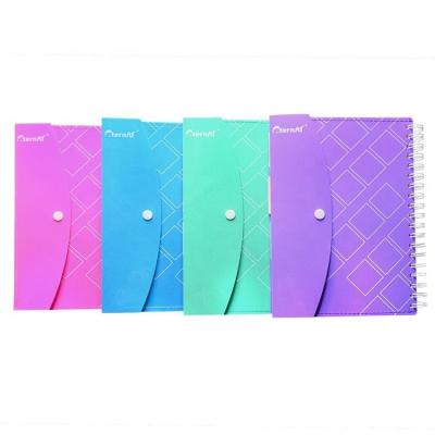 China Hot Selling Customized Spiral Notebook PP Spiral Notebook Printing PP Spiral Notebook With Spiral for sale