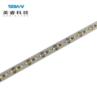 China Indoor and Outdoor High Lumen Output SMD2835 Aluminum Rigid Profile LED Strip Light DC12V Strip for LED Strip Channel for sale