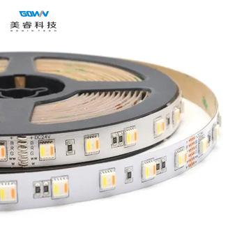 China Indoor and Outdoor High Quality 5-in-1 RGB 5050 Waterproof Flexible 12V 24V Affordable RGB Led Strip for sale