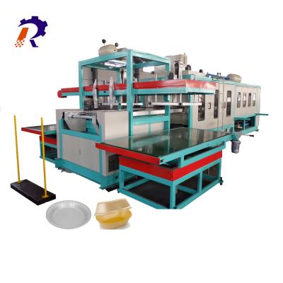 China Automatic PS Foam Disposable Food Plates Machine Polystyrene Fruit Box Making Machine ENV Certification Vacuum Forming Machine for sale