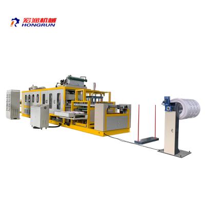 China Automatic Disposable Plates Foam Plate Plate Hamburger Box Making Machine for sale