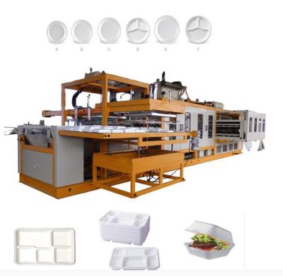 China Disposable Foam Thermocol Plate Making Machine 1000*1250/1000*1400mm2 for sale