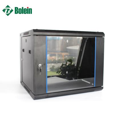 China SPCC Cold Rolled Steel Cheap Price DDF Double Section Rack Mount Server 12U 15U 18U Waterproof Network Cabinet Bolein 19in for sale