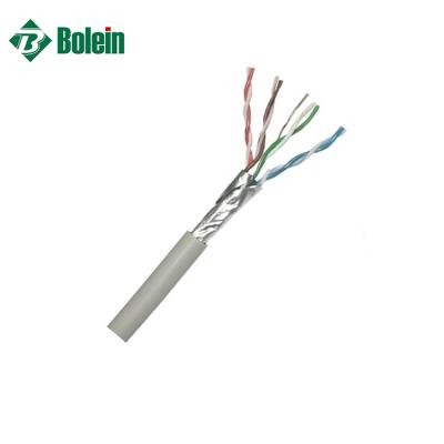 China LAN Cable BOLEIN 24AWG 4Pairs Bare Copper Conduction Network Cabling System Solution Products With Firepfoof PE Material Jacket CAT5e Cat6 UTP Cable for sale