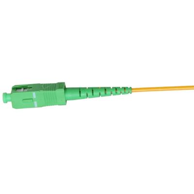 China Fiber Optic Pigtail For Patch Panel OS1 9/125 Single Mode SM 0.9mm G652D G657A 1.5 Meter SC/APC LSZH Fiber Optic Pigtail For Patch Panel for sale