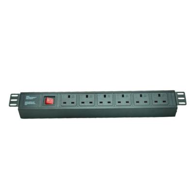 China 1.5U 1U 6 Data Rack Aluminum Mount Power Distribution Unit Type PDU Africa Australia France Italy China UK Africa Australia France Italy China UK 7 8 10 12 Way PDU for sale