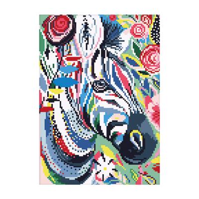 China Wholesale 2021 FOLDER Square Full Round Diy Fiber Canvas Color Horse Heads Short Wall Artwork Diamond Paintings for sale