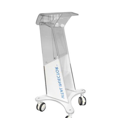 China 360 Degree Rotated Beauty Instrument Tray Rolling Cart Beauty Salon Trolley With Wheels for sale