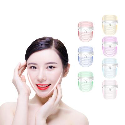 China Skin Rejuvenation Led Mask OEM Pdt Light Photon Skin Beauty Therapy 7 Colors Facial Led Mask For Skin Care for sale