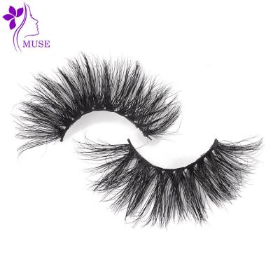 China Custom Natural Black Series 25mm Mink Fur 5d Fluffy Eyelashes 100% Handmade Package Box for sale