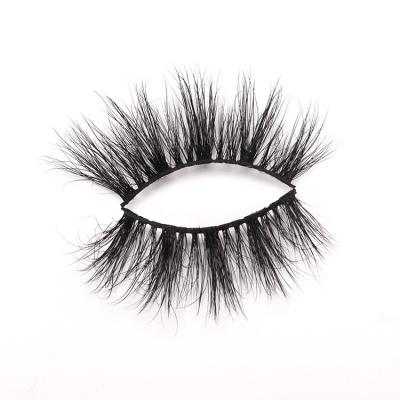 China Wholesale natural mink cilios private packaging box made 25mm mink 5D eyelashes seller for sale