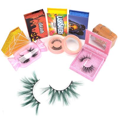 China super slim & Long Natural Fluffy Color 3d Mink Tape Lick Wholesaler Soft 5D 25mm Thick Lashes for sale