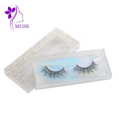 China super slim & 5D Strip Effect Faux Mink Soft Layering Dense Fluffy Thin Soft Comfortable Eyelashes for sale