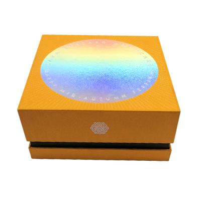 China Luxury Materials Design Printed Dessert Pastry Cookie Cardboard Recycled Gift Paper Packaging Rose Gold Stand Mooncake Lid and Base Packaging Box for sale