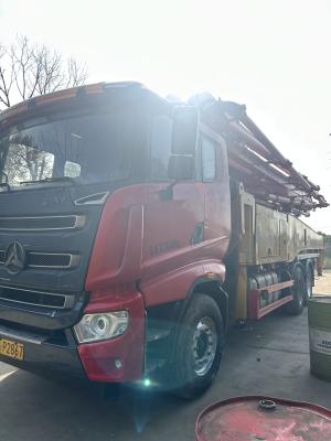 China 44m 49m Betonlijn Pomp Truck Truck Voor de bouw Te koop