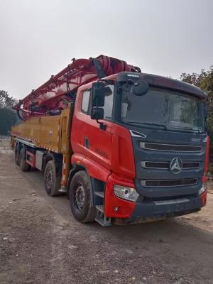 China Large Reproducing Used Concrete Line Pump Truck Mounted 51m for sale