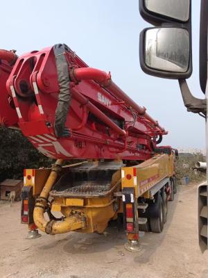 China SANY Used Concrete Line Pump Boom Truck For Harsh Construction Engineering for sale