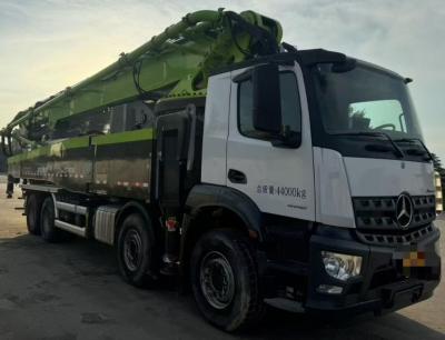 China Used Putzmeister Truck Mounted Line Pump truck lorry 56m for sale