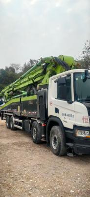 China 63m Max Vertical Reach Pump Truck de segunda mão fabricado em 2020.10 para caminhão usado à venda