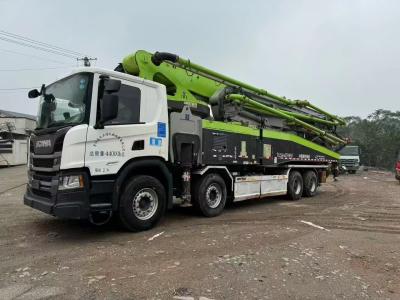 China Powerful Zoomlion Second Hand Pump Truck Concrete Pump Long Boom 57m for sale