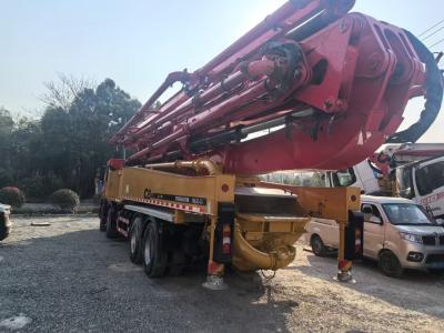 China 56m Volvo 2020 Usado Z Boom Concrete Pump Truck Para Mineração à venda