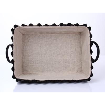 China Sustainable Woven Bread Basket With Good Coating For Packing for sale