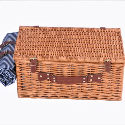 China Sustainable Barb Rattan Picnic Basket for sale