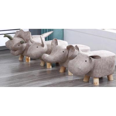 China Sustainable wooden mini animal chair for baby for sale