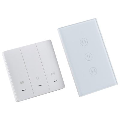 China Easy Installation+wifi Apple Homekit Smart Lamp Switch Controlled Matter 2 Strip Switch With Wifi Bluetooth Control Touch Glass Switch for sale