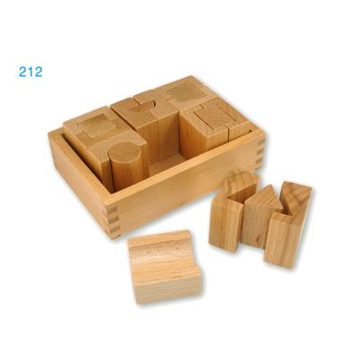 China STEAM Educational Figure Toy KIDPIK Jigsaw Math Wood Blocks Kids Early Education Toys Puzzle Game Educational Toy Child Fun Brain Game for sale