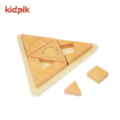 China KIDPIK Beech Wooden STEAM Figure Jigsaw Building Block Sets Wooden Toy Wooden Toy Wood Toys For Children 2022 for sale