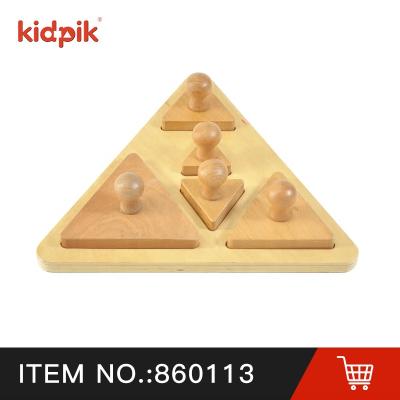 China 2022 Early Education Educational Toy Factory Hand Grip For Children Math Wooden Blocks Building Blocks Toys Wooden Toys Wooden Toy for sale