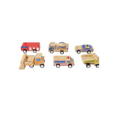 China KIDPIK Building Toy STEAM Police Car Blocks Kids Wooden Toys 2021 Series Train Block Police Station Car Educational Toy Set Blocks for sale