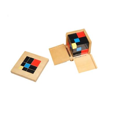 China Retailer 2022 Montessori Early Educational Trinomial Montessori for Children Teaching Aid Tool Wooden Toys Wooden Toy 660251 for sale